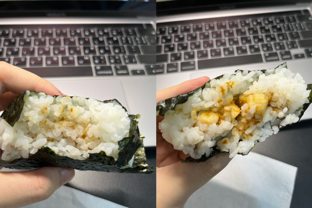 全家黃金海膽醬干貝飯糰